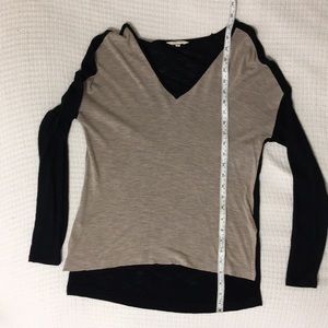 Madewell xs high low long sleeved shirt